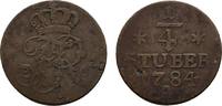 Brandenburg-Preußen Cu 1/4 Stüber Friedrich II. 1740-1786 -