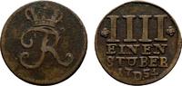Brandenburg-Preußen Cu 1/4 Stüber Friedrich II. 1740-1786 -
