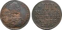 Hessen-Kassel Cu 3 Heller Wilhelm VIII. 1751-1760 -