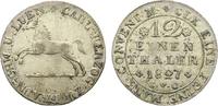 Braunschweig-Wolfenbüttel 1/12 Taler Karl 1815-1830 -