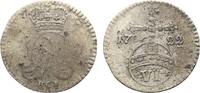 Braunschweig-Calenberg-Hannover 6 Pfennig Georg I. 1714-1727 -