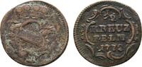 Baden-Durlach Cu 1/2 Kreuzer Karl Friedrich 1738-1806 -