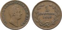 Baden-Durlach Cu Kreuzer Leopold 1830-1852 -