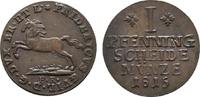 Braunschweig-Wolfenbüttel Cu Pfennig Friedrich Wilhelm 1806-1815 -