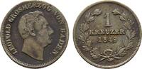 Baden-Durlach Cu Kreuzer Leopold 1830-1852 -