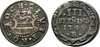 Mecklenburg-Rostock, Stadt Cu 3 Pfennig -