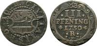 Mecklenburg-Rostock, Stadt Cu 3 Pfennig -