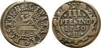 Mecklenburg-Rostock, Stadt Cu 3 Pfennig -