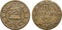 Mecklenburg-Rostock, Stadt Cu 3 Pfennig -
