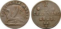 Mecklenburg-Rostock, Stadt Cu 3 Pfennig -