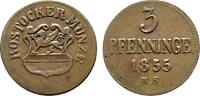 Mecklenburg-Rostock, Stadt Cu 3 Pfennig -