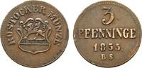 Mecklenburg-Rostock, Stadt Cu 3 Pfennig -