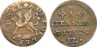 Mecklenburg-Rostock, Stadt Cu Pfennig -