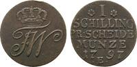 Brandenburg-Preußen Cu Schilling Friedrich Wilhelm II. 1786-1797 -
