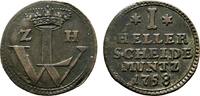Hessen-Kassel Cu Heller Wilhelm VIII. 1751-1760 -
