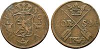 Schweden Cu 2 Öre Friedrich I. 1720-1751 -