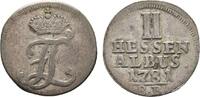 Hessen-Kassel 2 Albus Friedrich II. 1760-1785 -
