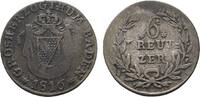 Baden-Durlach 6 Kreuzer Carl Ludwig Friedrich 1811-1818 -