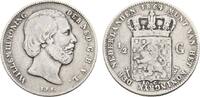 Niederlande-Königreich 1/2 Gulden Wilhelm III. 1849-1890 -