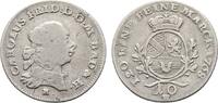 Baden-Durlach 10 Kreuzer Karl Friedrich 1738-1806 -