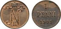 Finnland Penni Nikolaus II. von Rußland 1894-1917 -