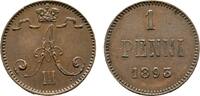Finnland Penni Alexander III. von Rußland 1881-1894 -