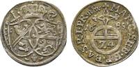 Bamberg, Bistum 1/24 Taler Marquard Sebastian Schenk von Staufenberg 1683-1693 -
