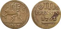 Mecklenburg-Rostock, Stadt Cu 3 Pfennig -