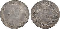 1/2 Schulpreistaler o.J Bayern Maximilian I. Joseph 1806-1825 Winz. Schrötlingsfehler am Rand, sehr schön / sehr schön +