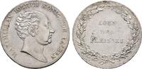1/2 Schulpreistaler o.J Bayern Maximilian I. Joseph 1806-1825 Winz. Justierspuren, vorzüglich