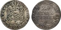 Sachsen-Albertinische Linie 1/24 Taler Friedrich August II. 1733-1763 -