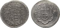 Sachsen-Albertinische Linie 3 Pfennig Johann Georg III. 1680-1691 -