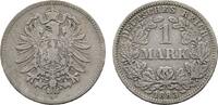 Kleinmünzen 1 Mark 1883 G F-VF