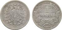 Kleinmünzen 1 Mark 1886 G F-VF
