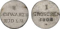 Groschen 1808 Schwarzburg-Rudolstadt Friedrich Günther 1807-1867 Selten. Sehr schön - vorzüglich
