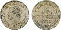 Sachsen-Albertinische Linie 2 Neugroschen Johann 1854-1873 -