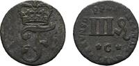 3 Pfennig 1766 C Hannover Osnabrück, Bistum Friedrich von York 1764-1802 Fundbelag, sehr schön