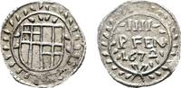 Trier, Erzbistum 4 Pfennig Carl Caspar von der Leyen 1652-1676 -