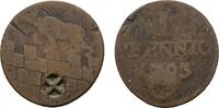Anhalt-Bernburg Cu Pfennig Friedrich Albrecht 1765-1796 -