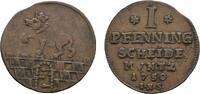 Anhalt-Bernburg Cu Pfennig Victor Friedrich 1721-1765 -
