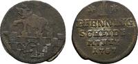Anhalt-Bernburg Cu Pfennig Victor Friedrich 1721-1765 -