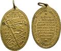Erster Weltkrieg Ovale vergoldete Bronzemedaille 1918 von Hosaeus Vorz&uuml;g... 33.01 &pound;  +  4.23 &pound; shipping