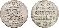 Brandenburg-Preu&szlig;en 1/24 Taler 1753 G, Stettin Friedrich II. 1740-1786 S... 33.01 &pound;  +  4.23 &pound; shipping