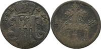 Sachsen-Eisenach 3 Pfennig Wilhelm Heinrich 1729-1741 -