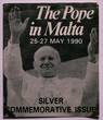 MALTA, KM# 90 , Silver, 5 Liri, 1990, Proof, Papal Visit. NGC Scratch Resistant Holder! Coin comes with Original Mint capsule as