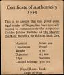 NEPAL, KM Unlisted , Silver, 2500 Rupee, VS2052-1995, Proof, Golden Jubilee Birthday 1995. Very rare silver proof coin in excel