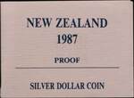 NEW ZEALAND , KM# 65a , Silver, 1 Dollar, 1987, Proof, National Parks Centennial. Coin in excellent condition!