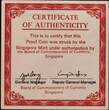 SINGAPORE, KM# 32a , Silver, 5 Dollars , 1984, Proof, 25 Years of Nation building. Coin in excellent condition!