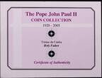 TRISTAN DA CUNHA , KM# 14 , Silver, 1 Crown, 2005, Proof, Pope John Paul II. Strange mint line on Obverse which is not a scratch