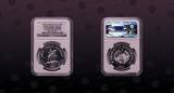 UZBEKISTAN, Republic, KM Unlisted , Silver, 100 Som, 1998, Proof, Monument - Amir Temur. Very rare silver proof coin. Light hai
